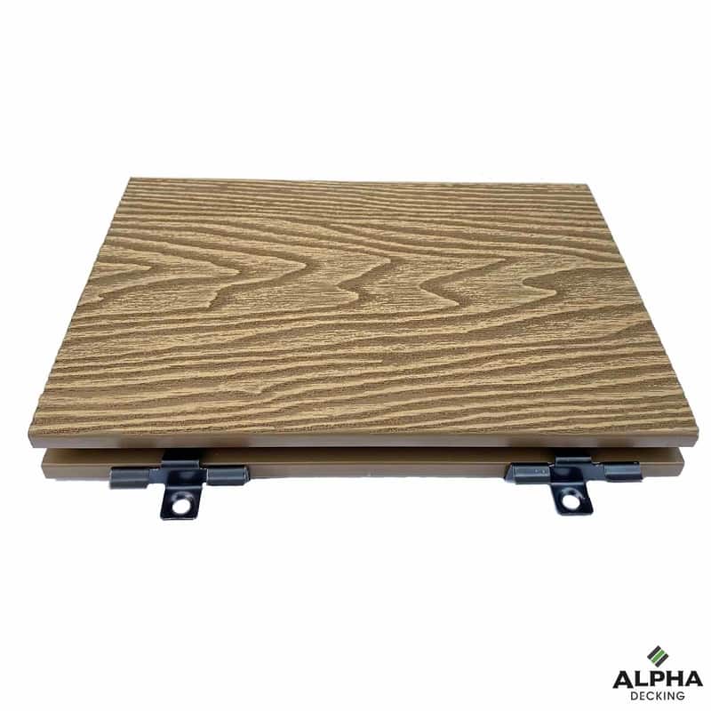 Box of 100 Black Stainless Steel Spacer Clips and Screws Alpha Decking